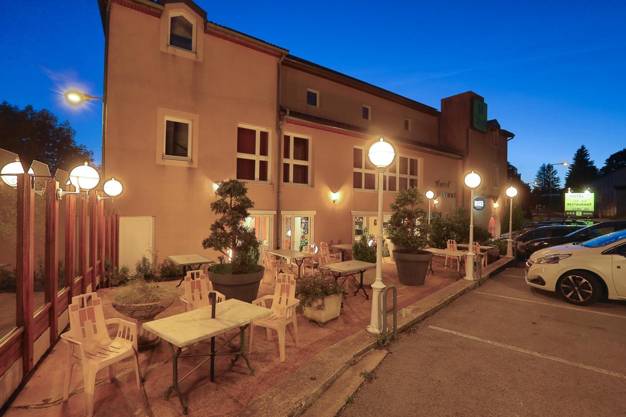 Logis Hotel Spa Restaurant Le Provence Lanarce Exteriér fotografie